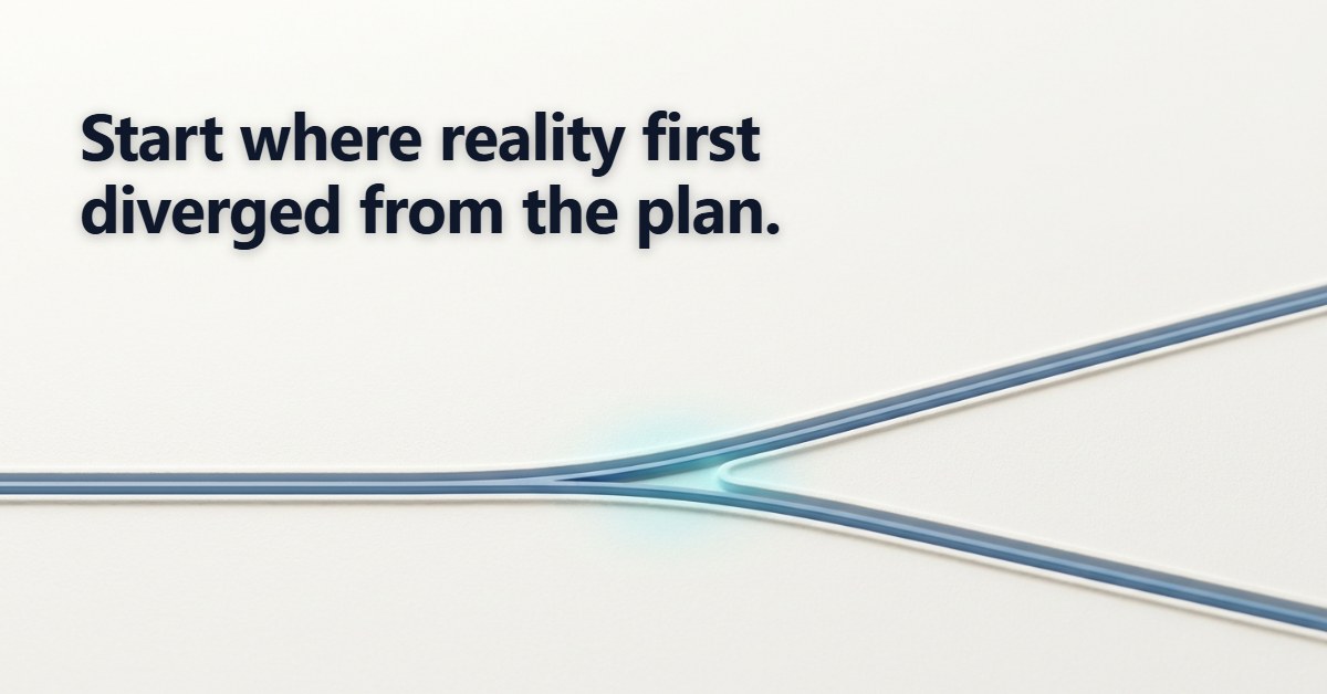 How to review a failure without starting a blame game